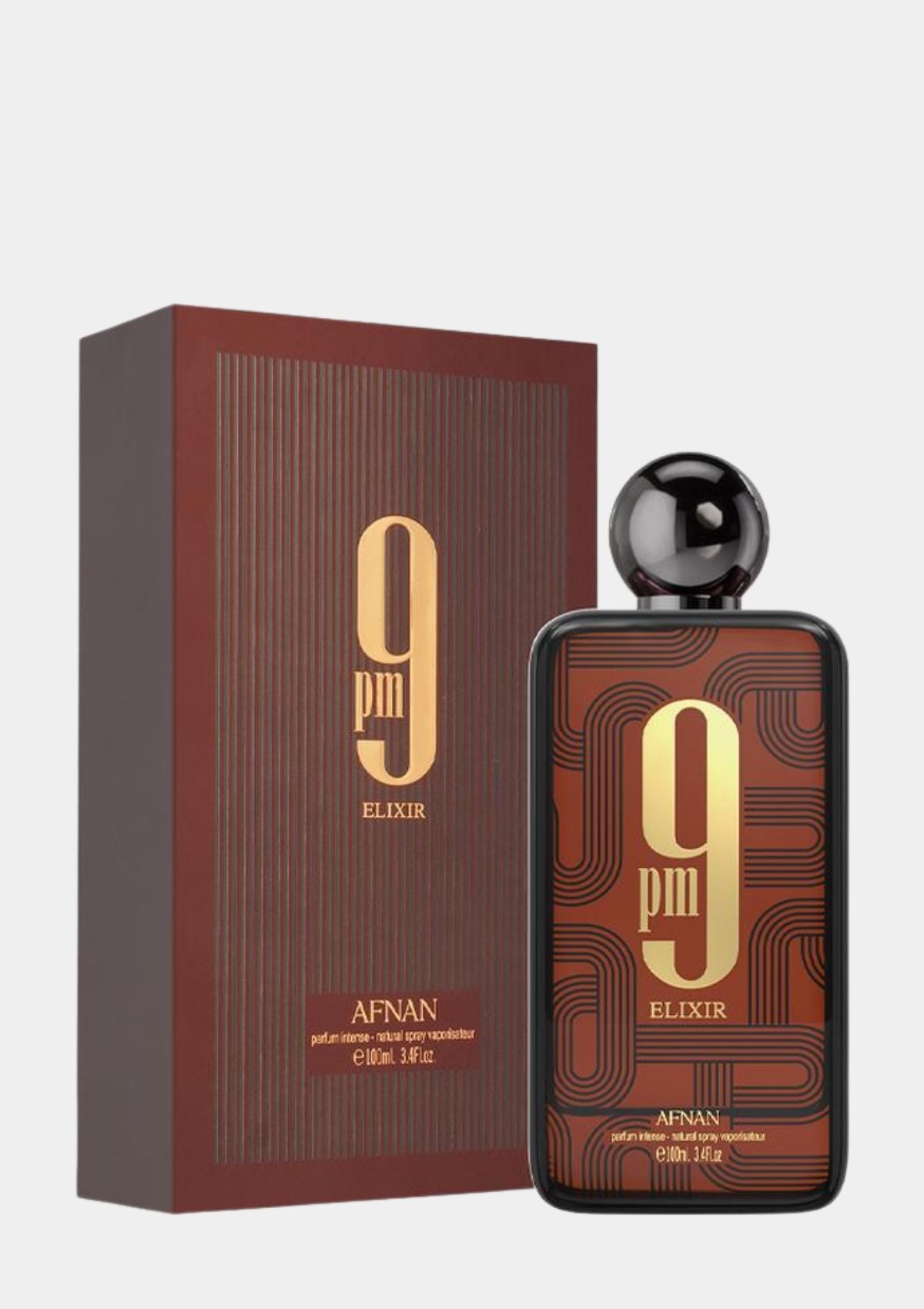 Afnan 9 PM Elixir Parfum Intense for Men 100mL