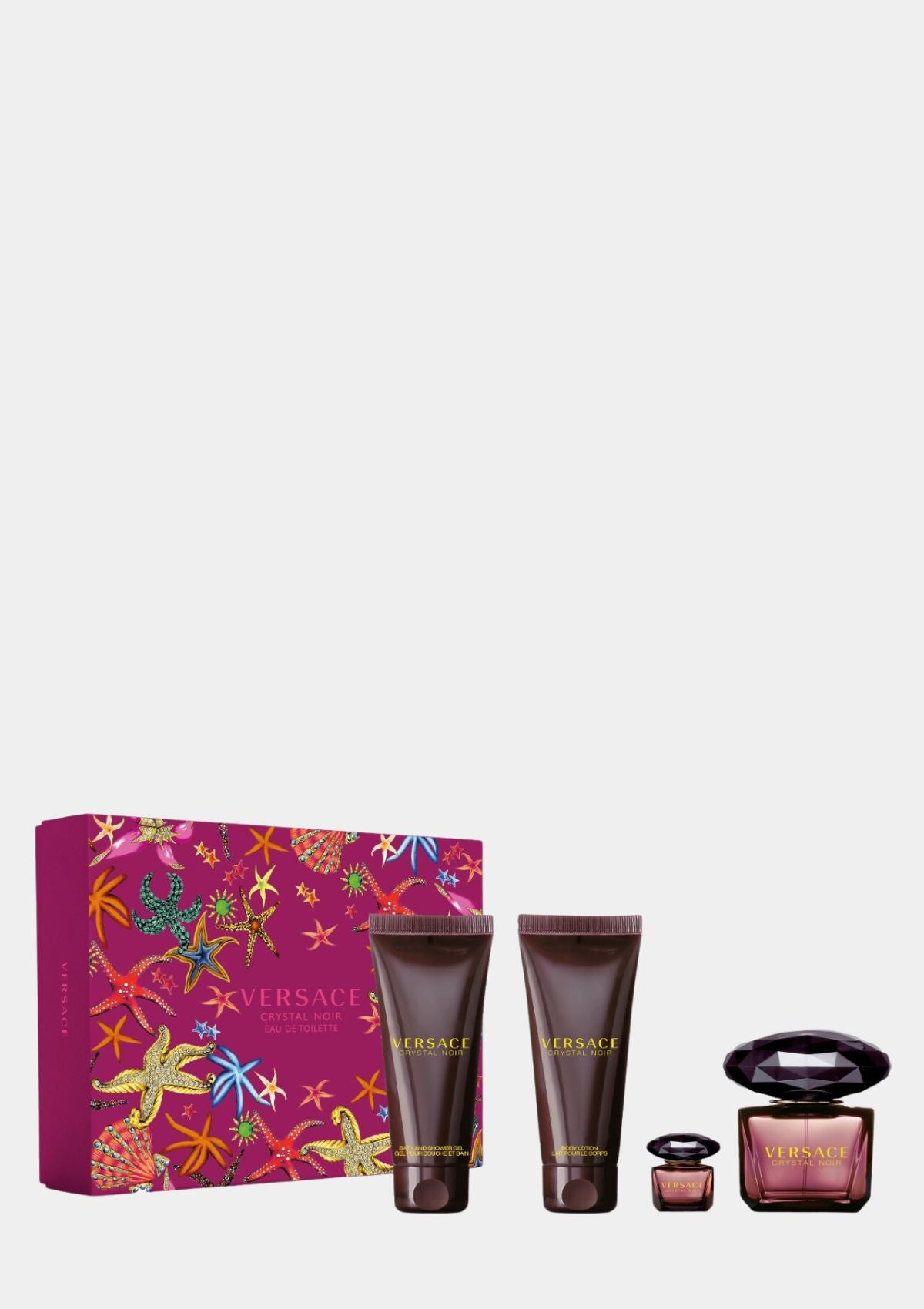 Versace Crystal Noir 4 Pcs Gift Set for Women EDT 90mL