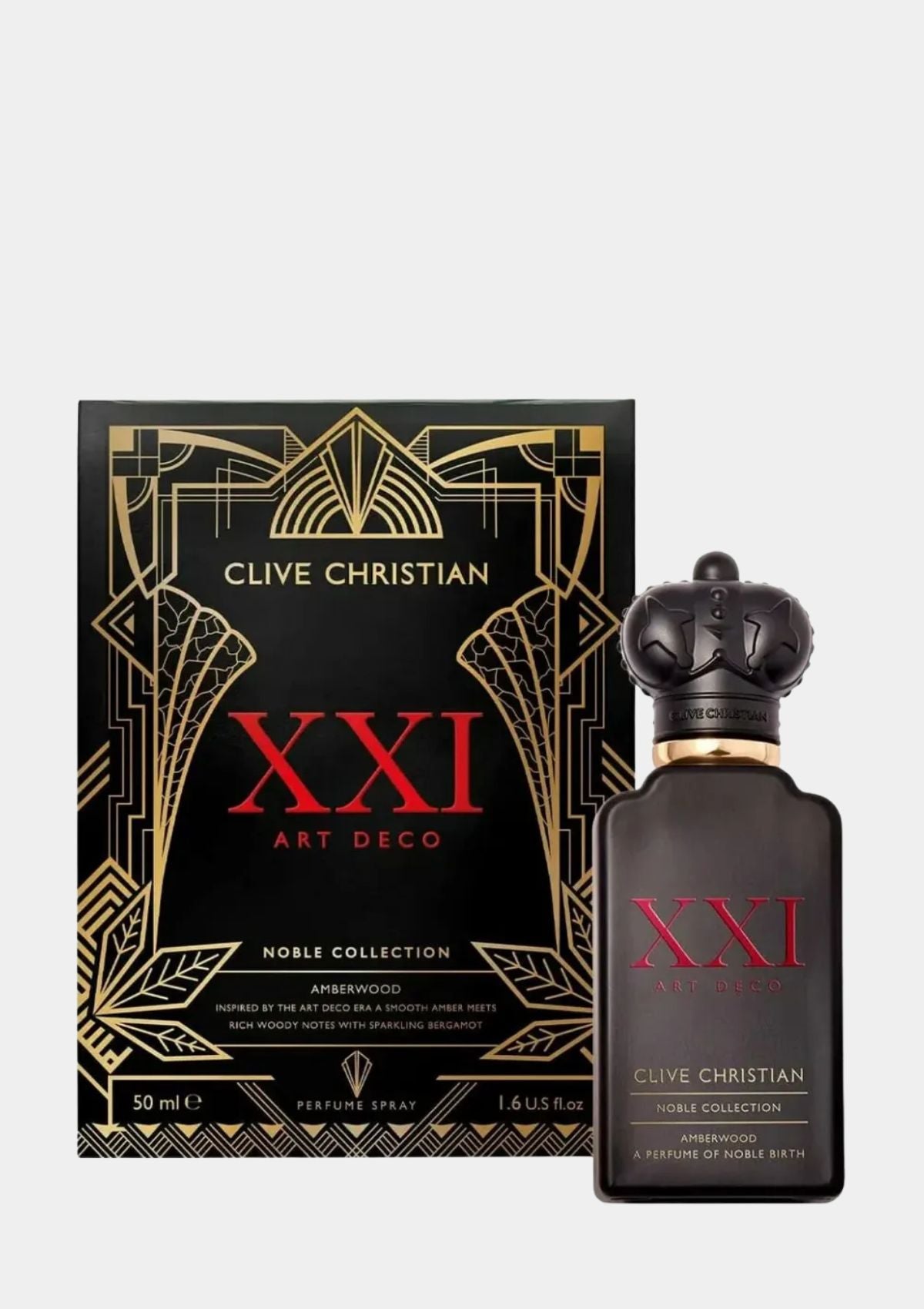 Clive Christian XXI Art Deco Noble Collection Amberwood Parfum for Unisex 50mL