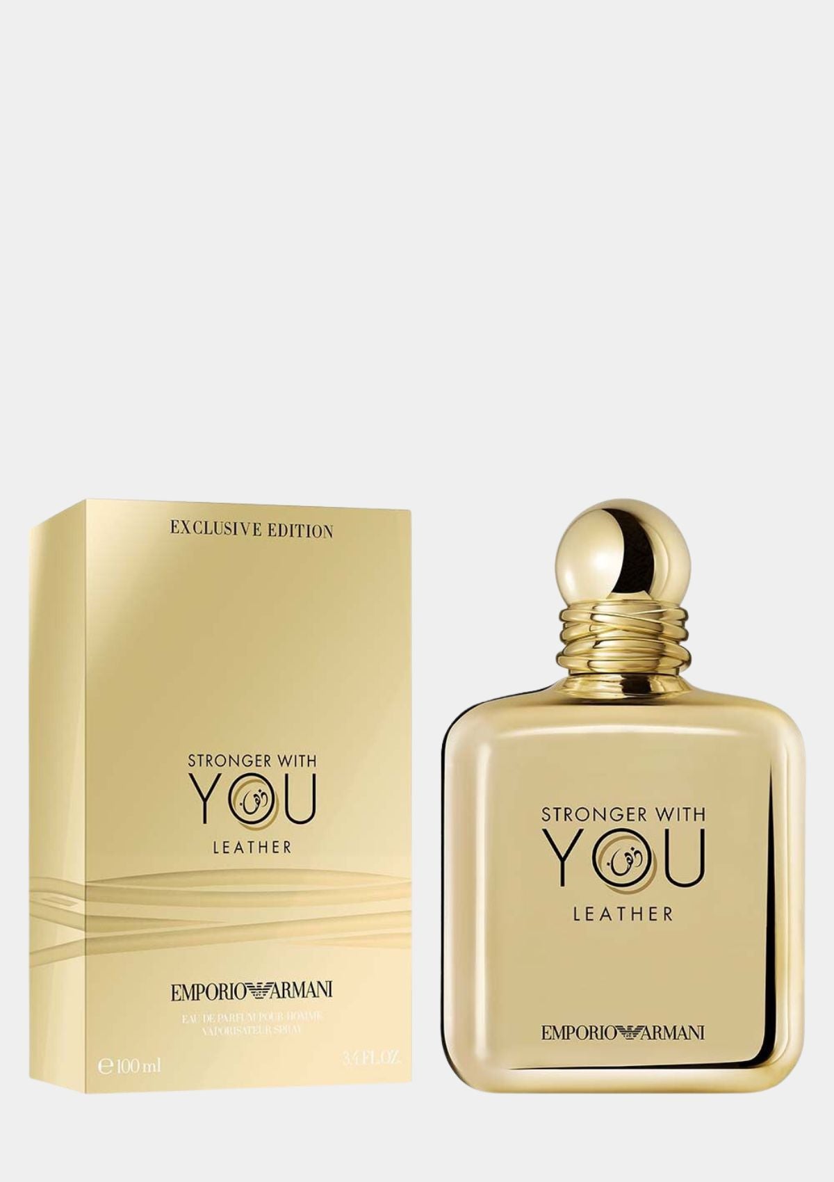 Giorgio Armani Emporio Stronger With You Leather for Men EDP 100mL