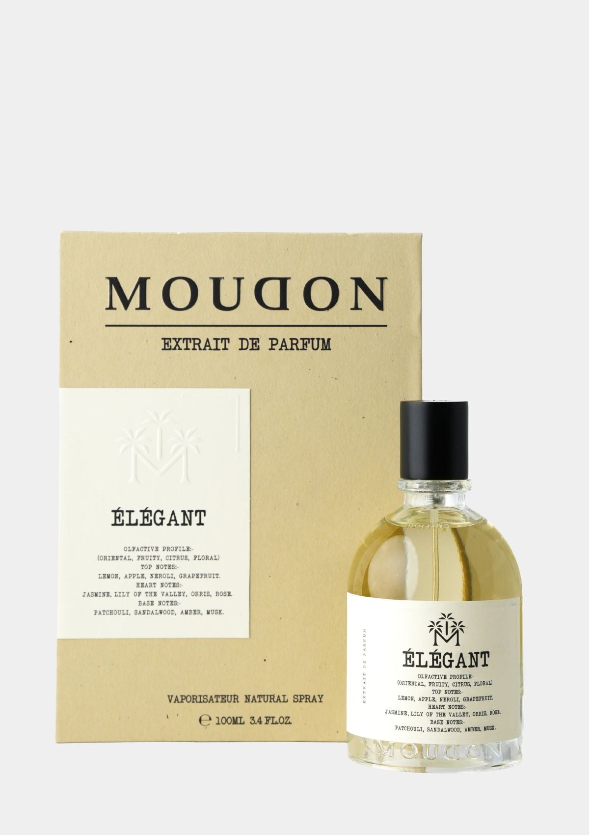 Moudon Elegant Extrait de Parfum for Unisex 100mL