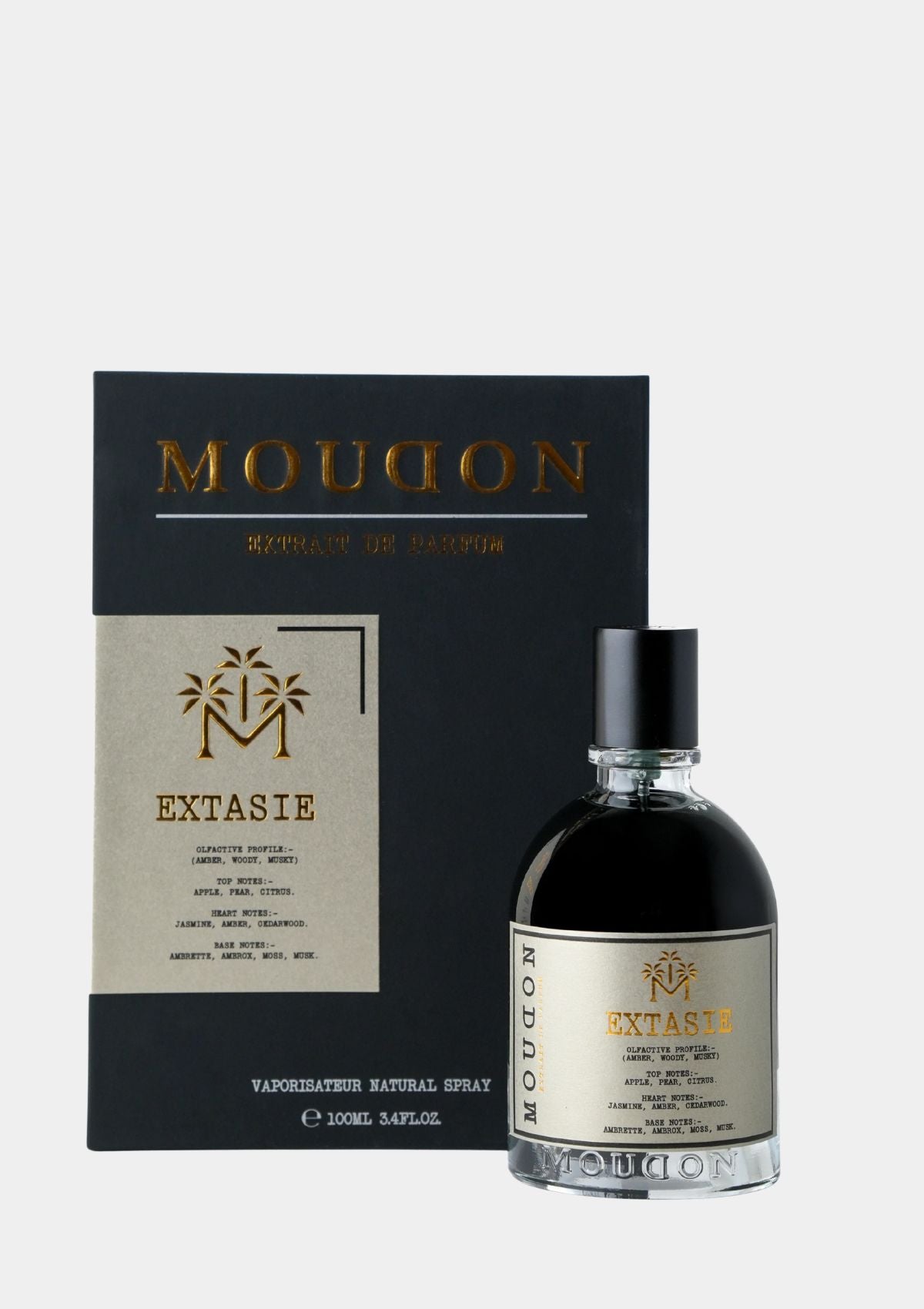 Moudon Extasie Extrait de Parfum for Unisex 100mL