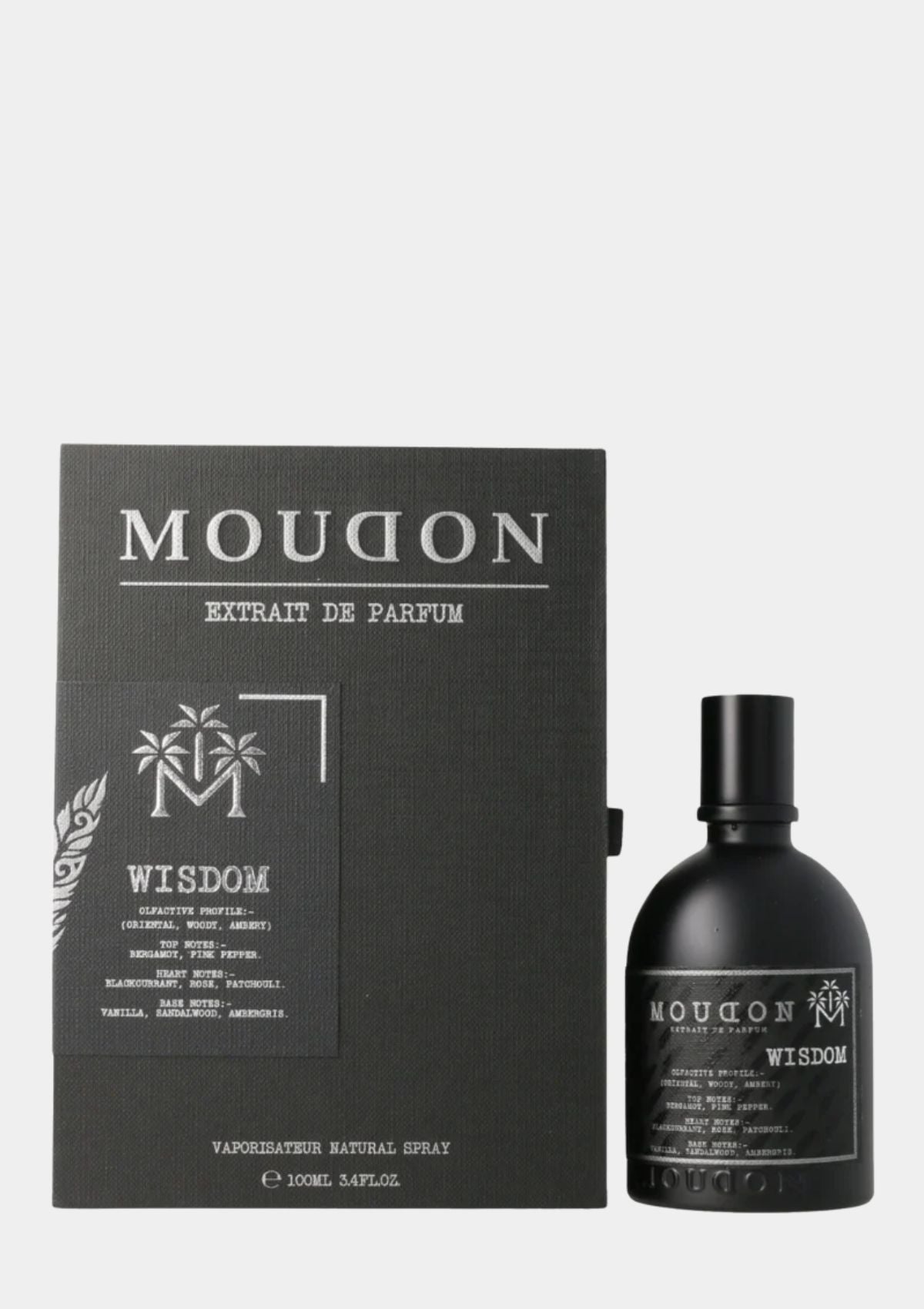 Moudon Wisdom Extrait de Parfum for Unisex 100mL
