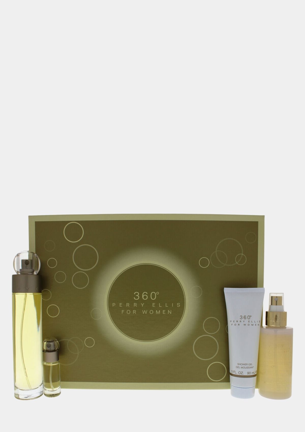 Perry Ellis 360 Degrees 4 Pcs Gift Set for Women EDT 100mL