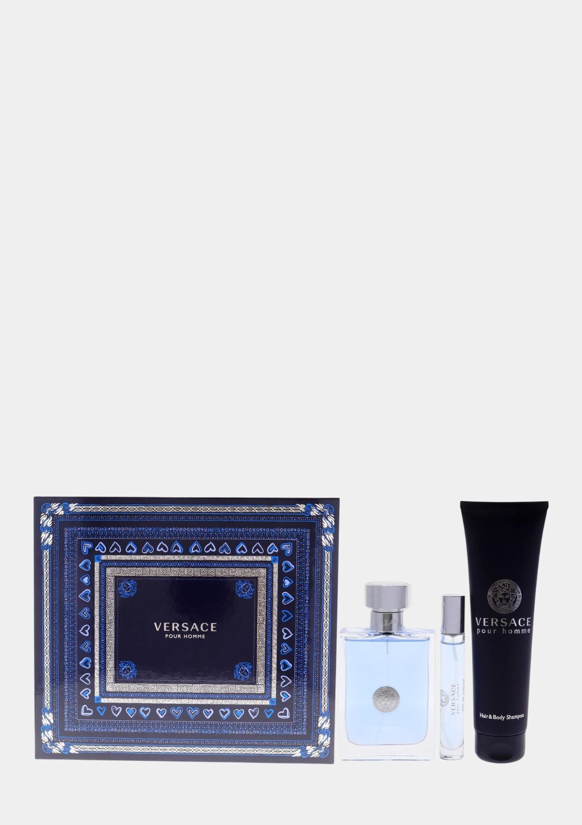 Versace Pour Homme 3 Pcs Gift Set for Men EDT 100mL